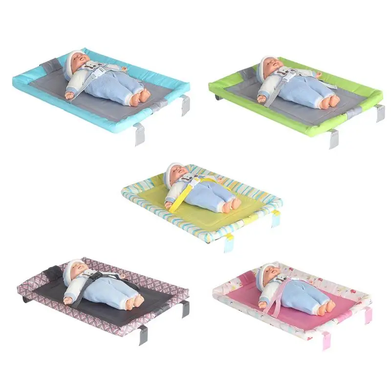 

Safety Diaper Table Baby Diaper Changing Table Safe Belt Foldable Comfy Infant Nursing Table Changing Pad Cover