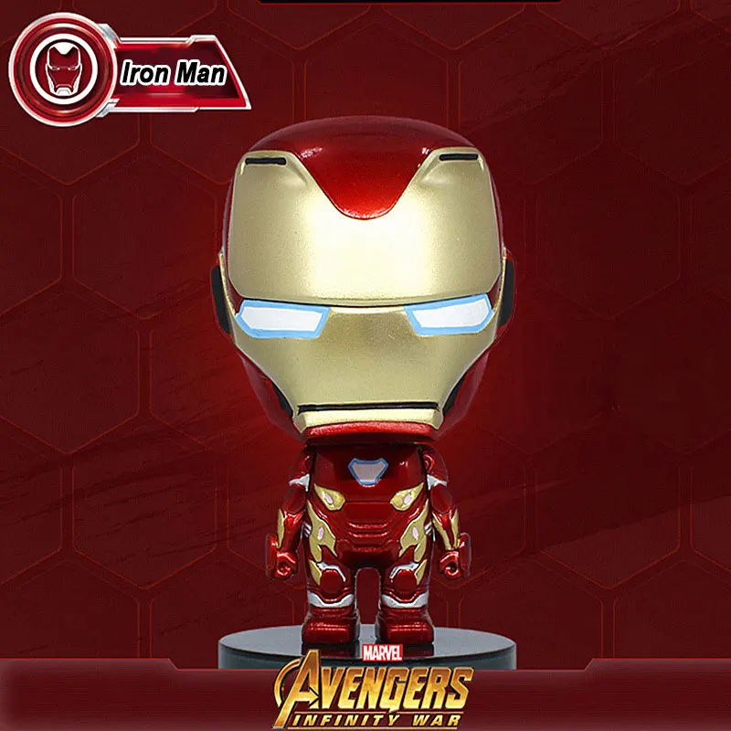 

Avengers Endgame Figures Marvel Legends Toy Figures Captain Spider Man Iron Man Thanos Models 2.5Inch Gift Car Room Decorate