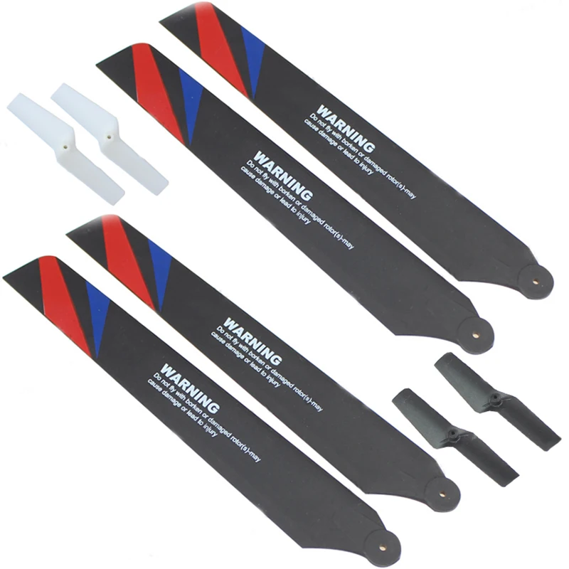 

XK K130 RC Helicopter Spare Parts K130.0003 Main Propeller Blade / K130.0018 Tail Blade