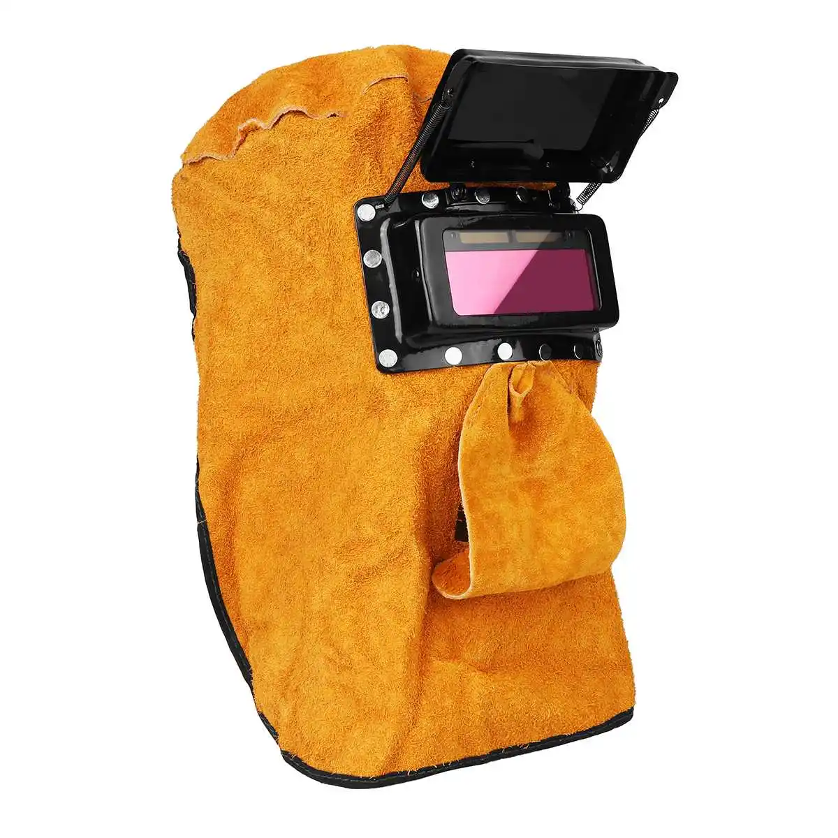 

Headset Solar Automatic Light Welding Mask With Air Hole Radiation Splash Protection Auto Darkening Solar Welding Helmet