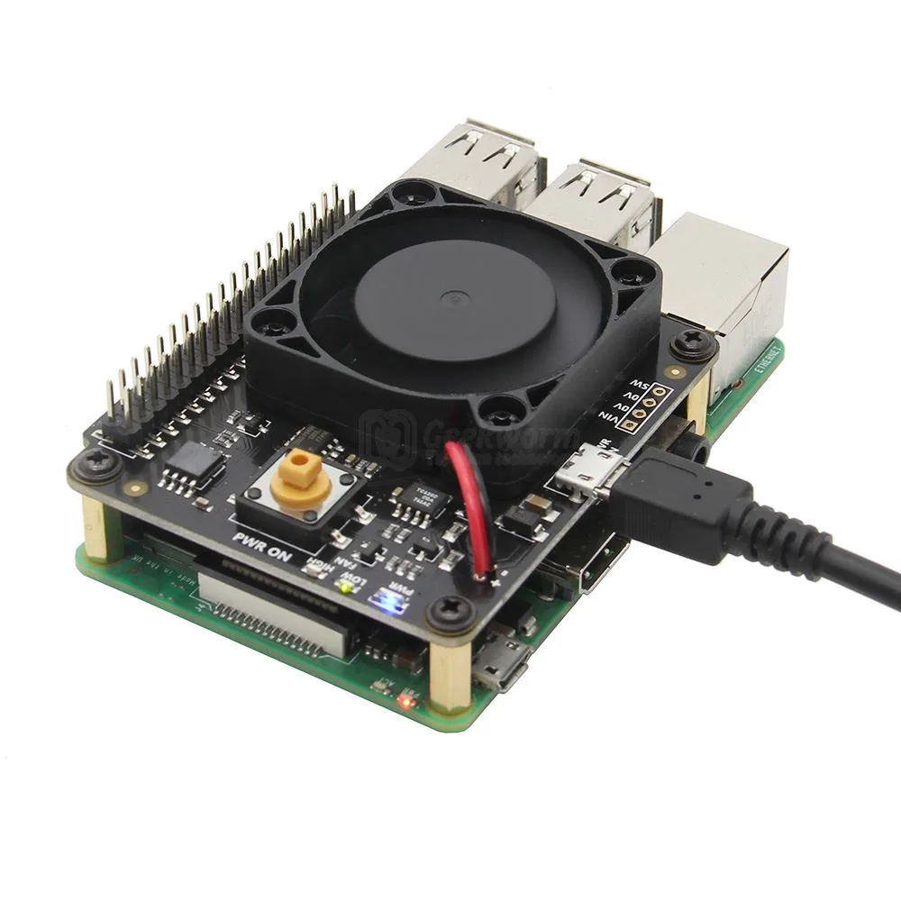 Raspberry Pi X730 управление питанием безопасное отключение функция автоматического