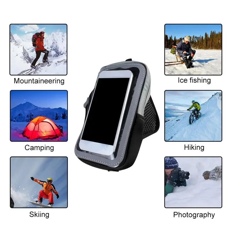 Electric Heat Mobile Phone Case USB Charging Antifreeze Cold-Proof Warm Case Phone Mount Outdoor Cycling Accessories