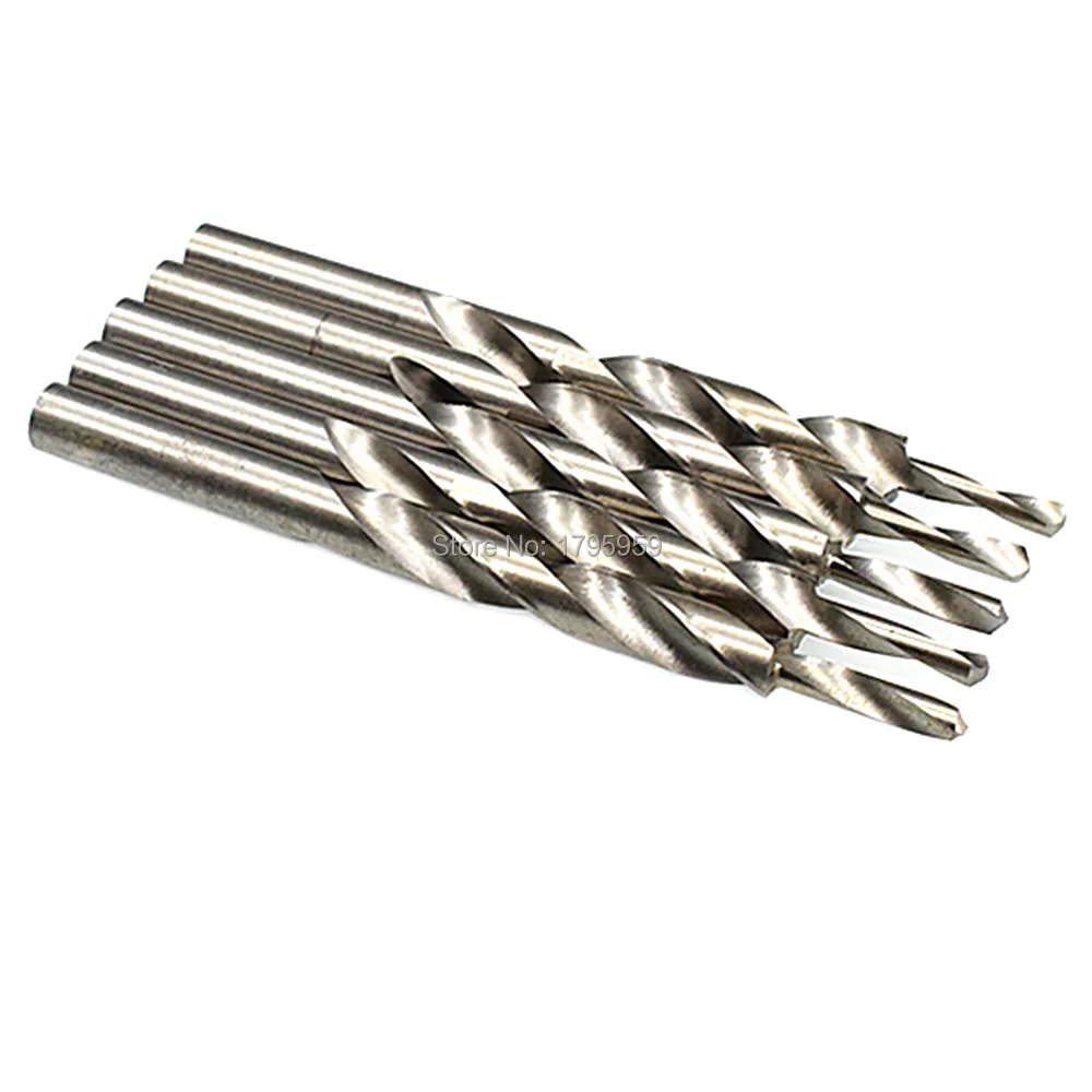 5pc Woodworking Drill Bit 10mm to 5mm HSS Twist Drill Bit Replacement