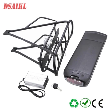 

EU US NO TAX 36V Ebike rear rack battery pack 10.4Ah 11.6Ah 12Ah 13Ah 14Ah 15Ah 16Ah 17.5Ah with ebike luggage rack