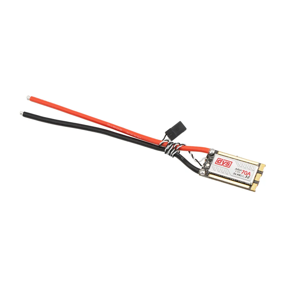 1 шт. DYS Aria BLHeli_32bit 70A бесщеточный ESC 3 6S Dshot1200 датчик готового тока для FPV Racing Multirotor RC