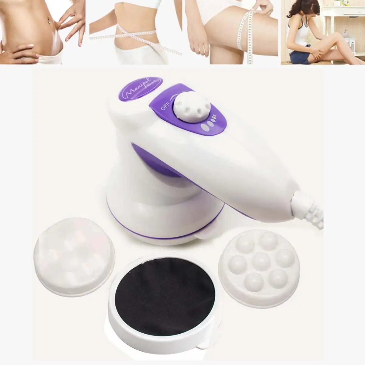 Beste Volledige Relax Tone Spin Body Massager 3D Elektrische Full Body Afslanken Massager Roller Cellulitis Masseren Slimmer Apparaat