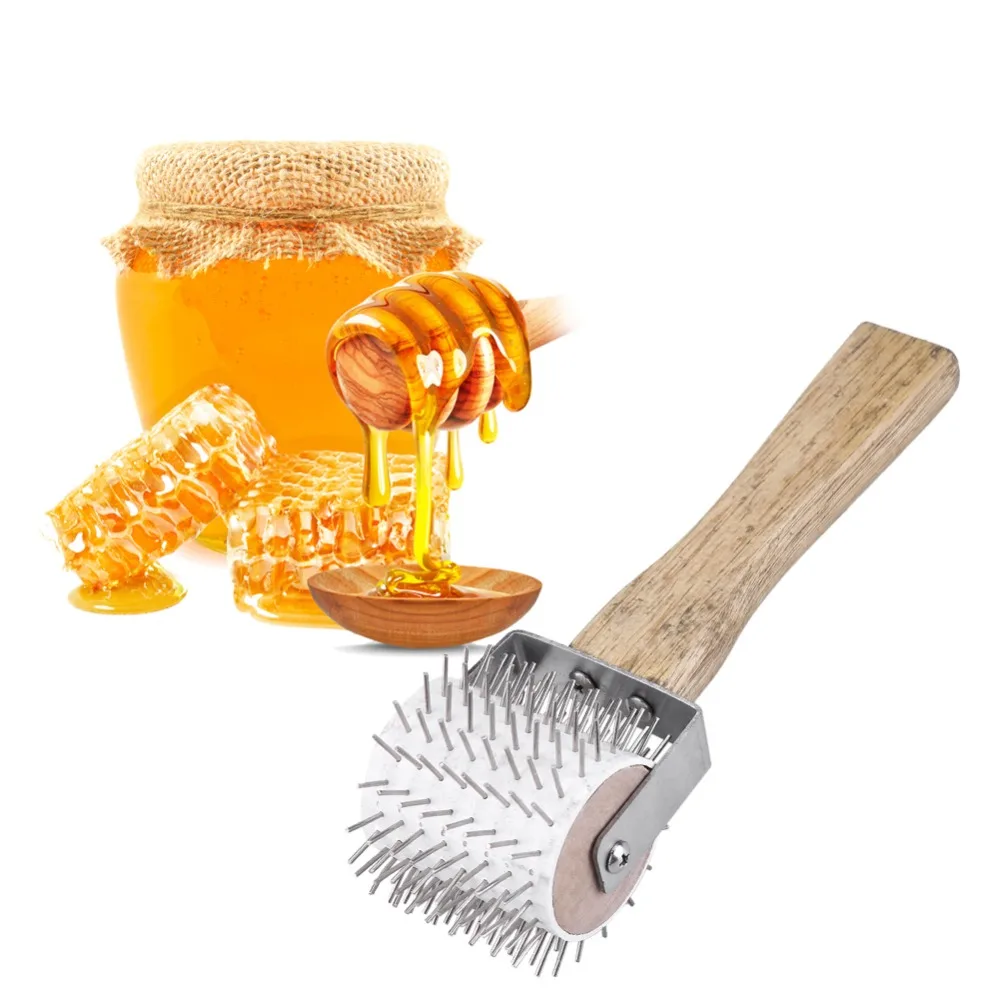 Beekeeping Bee Comb Honey Uncapping Needle Roller Plastic Beekeeping Comb Tools 