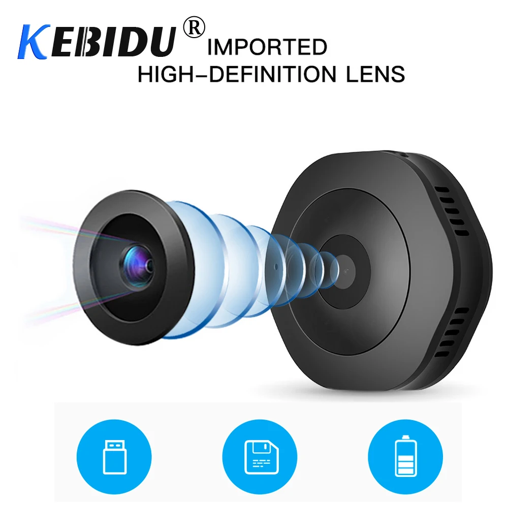 

KEBIDU H6 DV/Wifi Micro Camera Night Version Mini Action Camera With Motion Sensor Camcorder Voice Video Recorder For Phone Home