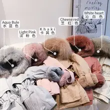 Зимний женский пуховик с капюшоном в Корейском стиле, однотонный пуховик с белым утиным пухом из меха енота, женский пуховик больших размеров zy9220