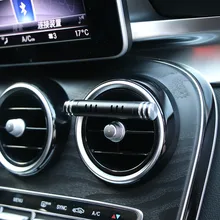 Автомобильный освежитель воздуха, парфюмерный орнамент, Металлический Воздушный свежий Ароматический диффузор, очиститель, ароматерапия, зажим, авто Вентиляционный Аромат