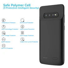 Чехол для samsung S10e S10, 4700 мА/ч, чехол для зарядного устройства, внешний аккумулятор, чехол для аккумулятора для samsung S10 Plus, 5000 мА/ч, чехол для аккумулятора
