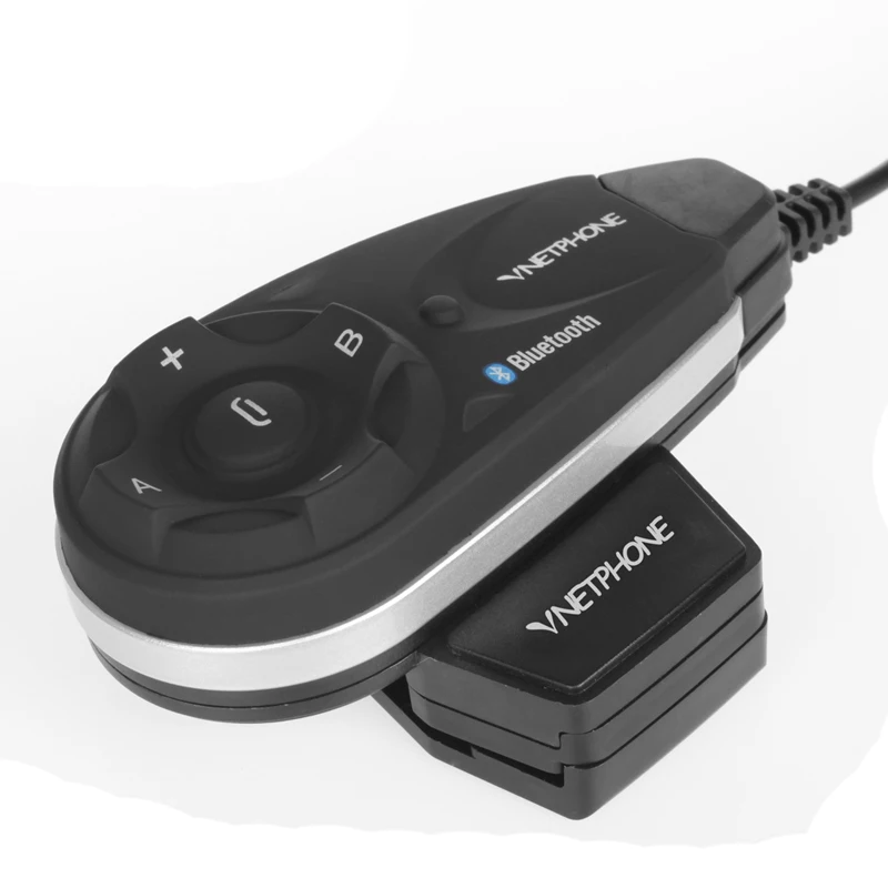

VNETPHONE - Motorcycle Bluetooth Headset Helmet 1200M Mp3 V5 Applicable To 5 Riders At The Same Time