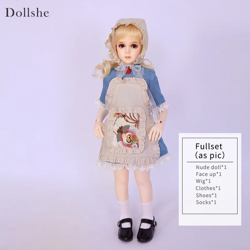 BJD куклы Dollshe Rosa Classic 1/4 6 г довольно невинная высокое качество девушка из смолы игрушки лучший подарок DS Oueneifs