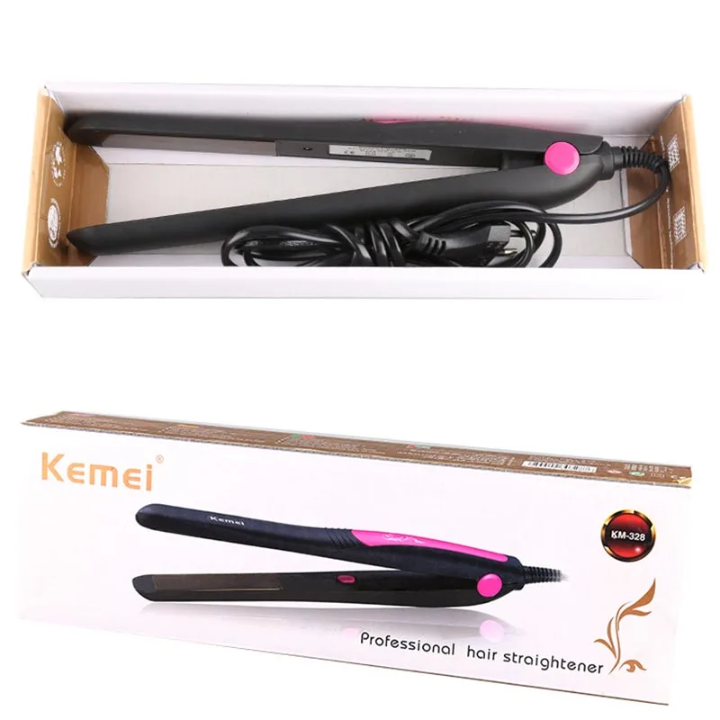 220V Professional Ceramic Panel Flat Iron Hair Straightening Curling Iron Styling Tools Hair Straightener Dry &Wet Hair Plate