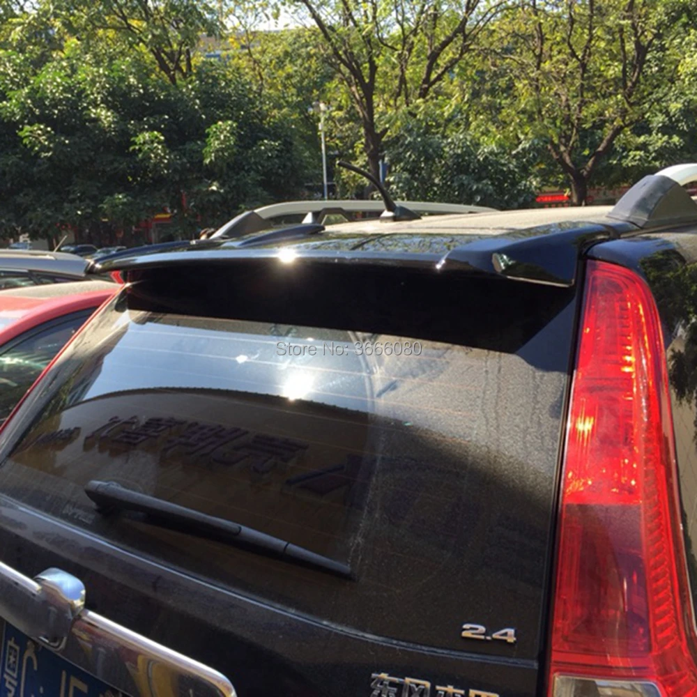 

SHCHCG For Honda CRV CR-V 2007 2008 2009 2010 2011 ABS Plastic Unpainted Color Rear Trunk Boot Wing Spoiler Car Accessories