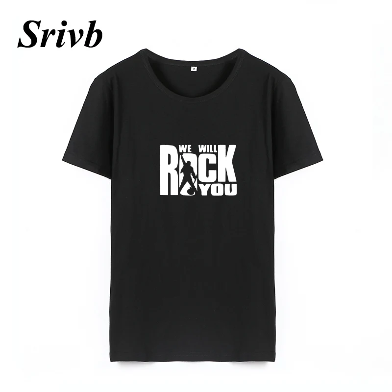 

Srivb We Will Ruck You Women Tshirt Harajuku Music Punk Rock Tee Shirt Femme Tumblr Plus Size Funny Women Short Sleeve T-shirt