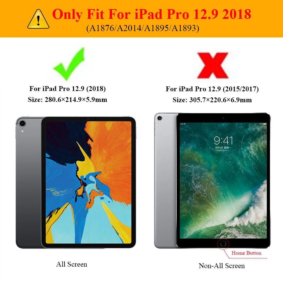 Умный чехол для iPad Pro 12 9 2018 ретро Чехол из искусственной кожи с подставкой Apple