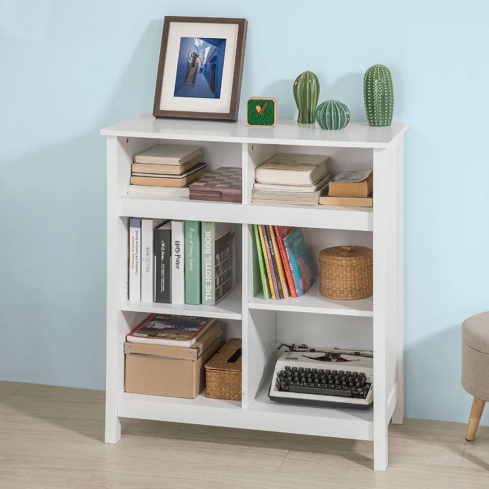 

SoBuy FSB15-W, White Sideboard Cupboard Storage Cabinet Unit End Book Shelves