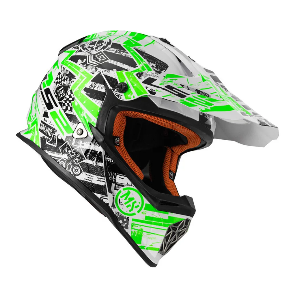 LS2 быстро MX437 глюк мотокросс шлем MX MTB горные мужские женские детские шлемы Размер