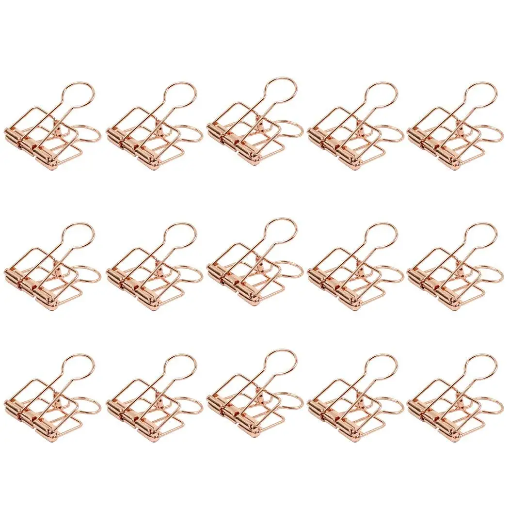 

32mm pink gold drawing clip