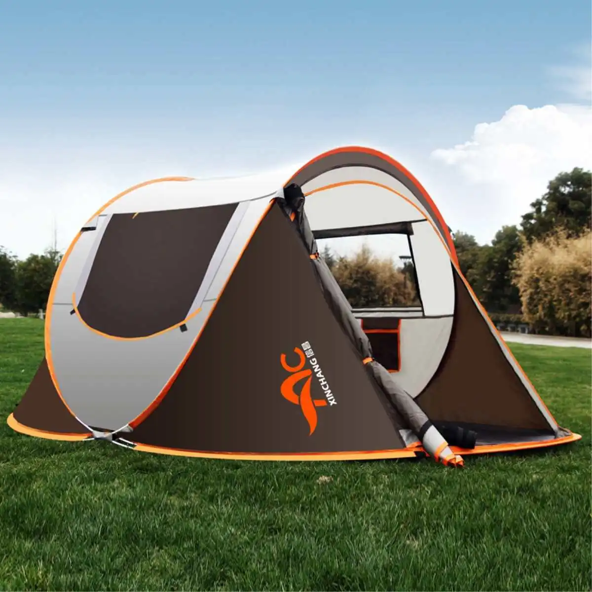 

Pop Up Tent Large Waterproof Sunshade Canopy Rain Shelter 3-4 People Outdoor Fishing Hiking Camping Accessories Portable Kits