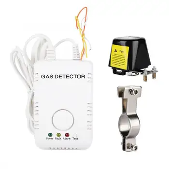 

Natural Gas Leakage Detector Alarm with Intelligent Manipulator natural gas detector 100-240V US EU Plug Optional