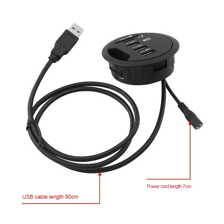Встроенное Зарядное устройство USB 3 0 с портами и функцией чтения