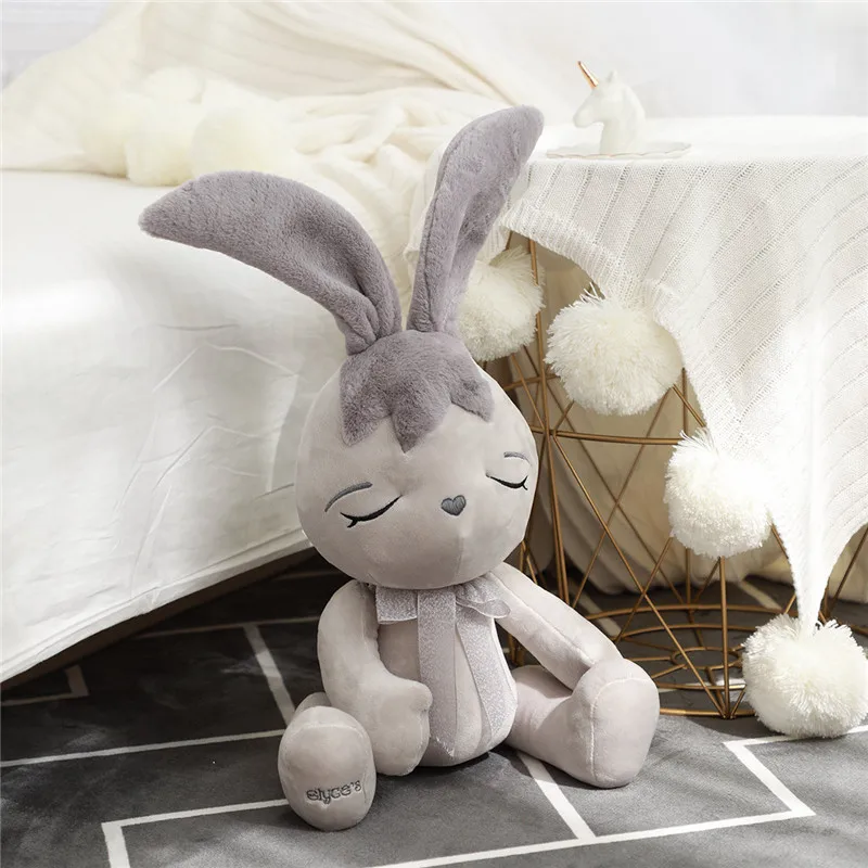 Alta calidad de conejo de Peluche juguetes Alice conejo bebé suave comodidad para dormir apaciguar niños muñecas Peluche muñeca de regalo