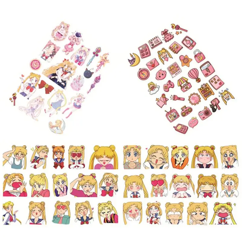 Hand Account Sticker Cartoon Pvc Funny Anime Animal Skateboard Laptop Sticker Pack Waterproof Stickers Toys For Children