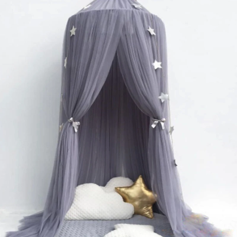 

Bed Curtain Hung Dome Baby Mosquito Net Girls Hanging Mosquito Net Bed Tents for Children Girls Room Decoration New Year