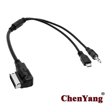

CYSM Usb Charge Adapter Cable 3.5mm Aux A Micro For Car Of Media In Ami Mdi To Stereo
