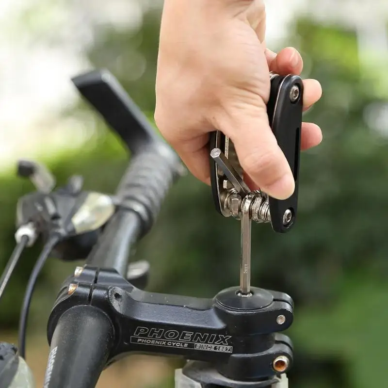 cheap 20 in 1 Bicycle Repair Tools Sets Multi Function Repair Mountain Road Bike Tool Kit Hex Wrench Cycle Steel Screwdriver Tools Z70