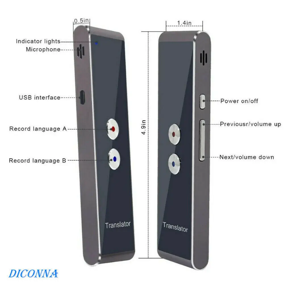 

Hot 2019 Smart Instant Voice Translator 40+ Languages Speech Interactive Translation Tool