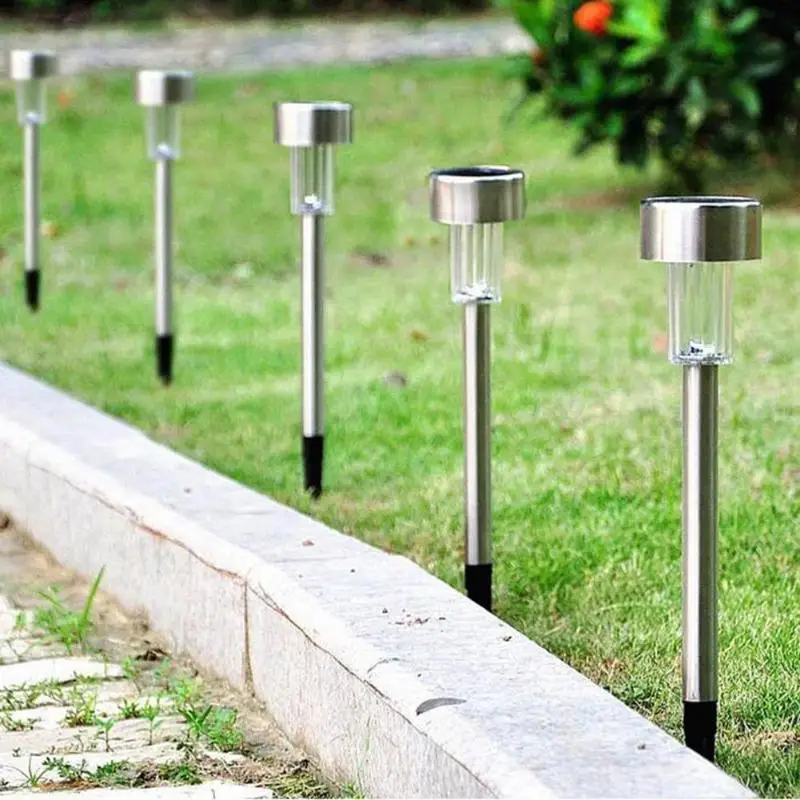 12pcs Solar LED Lawn Lights Waterproof Outdoor Garden Decor Landscape Lamps