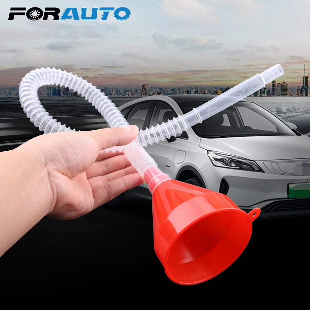 2 in 1 Plastic Flexible Fuel Gasoline Petrol Diesel Funnel