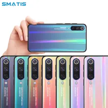 xiaomi mi 9 se чехол Лазерный закаленное Стекло для телефона для Xiaomi 8 9 6X с уклоном, разноцветные, Крышка корпуса для huawei Mate20 li
