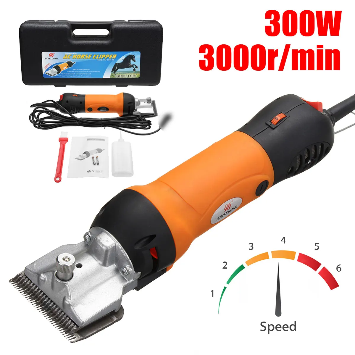Электрическая машинка для стрижки лошадей doersupp 110 240 В 300 Вт электрический