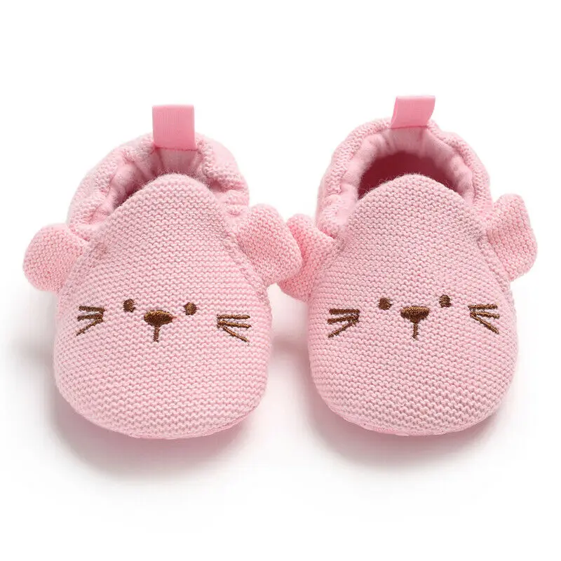 Cute Newborn Baby Girls Boys Soft Sole Crib Shoes Infant Toddler Sneaker Anti-Slip Outfit 0-18M