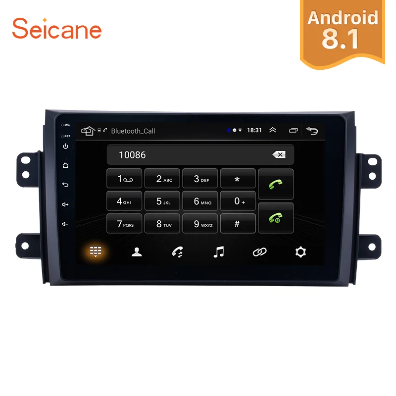 

Seicane 2Din Android 8.1 9 inch Touchscreen Head Unit Car Radio Stereo GPS Multimedia Player For Suzuki SX4 2006 2007-2012