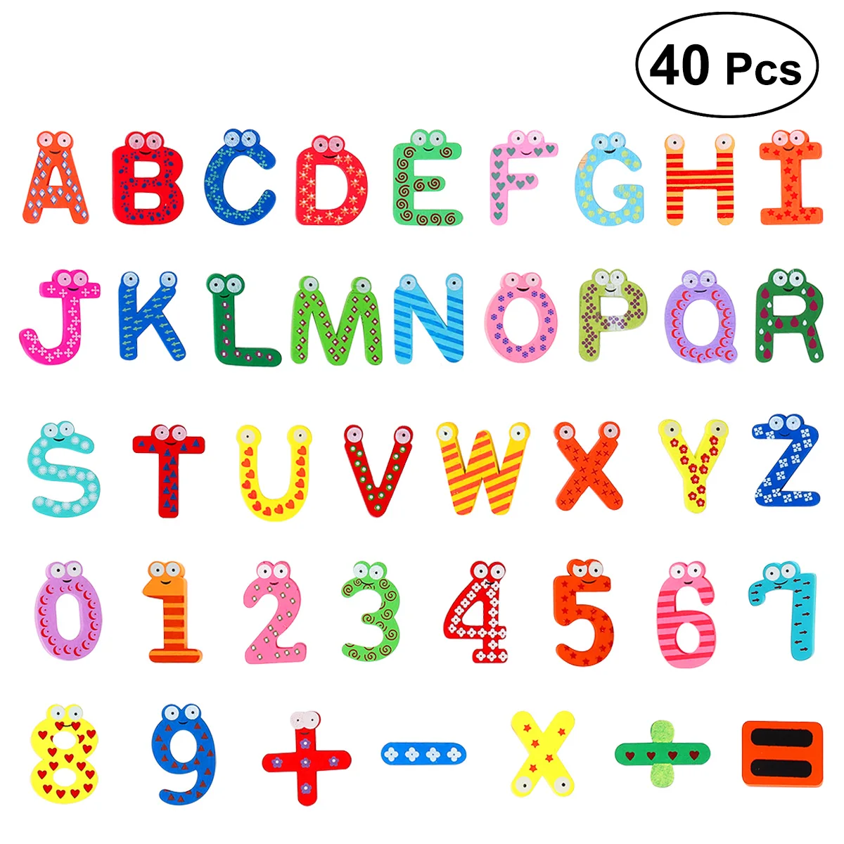 Gift Set Magnets Teaching Alphabet Set Of 40 Colorful Magnetic Fridge Letters & Numbers Education Learn Cute Kid Baby Toy Gift Set Magnets Teaching Alphabet Set Of 40 Colorful Magnetic Fridge Letters & Numbers Education Learn Cute Kid Baby Toy