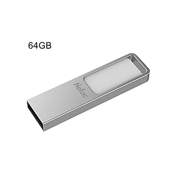 

Netac U223 Car USB Flash Drive Note Flash Drive Mark U Disk USB2.0(silver)
