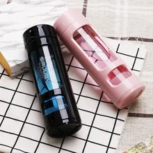 360 мл креативная Корейская версия с чайным фильтр для чая портативные стеклянные чашки для мужчин и женщин студенческие осенние чашки