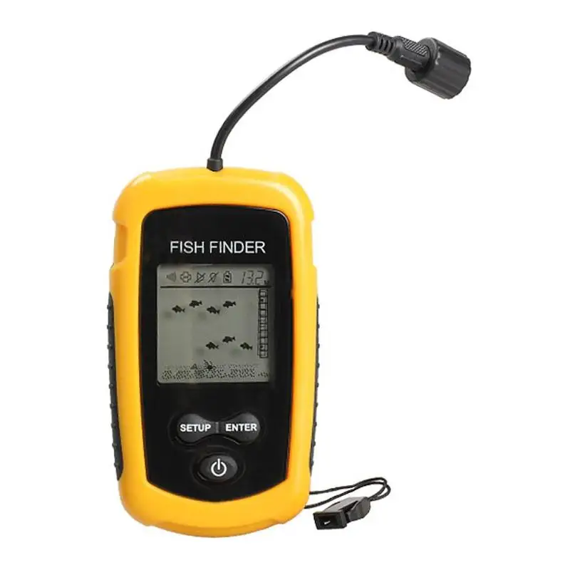 TL88 الصيد السلكية صياد السمك 0.7-100 m عمق سونار الاستشعار مسبار إنذار ABS Fishfinder الصيد أداة اكسسوارات