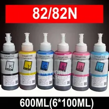 600 мл набор для наполнения чернил EPSON совместимый R290 R270 RX610 T50 rx610 TX800 RX690 R390 ремесленника 730 чернила для принтера T0821 82N 82 чернила