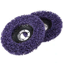 2pcs 125mm Poly Strip Disc Abrasive Wheel Paint Rust Removal Clean Mayitr For Angle Grinder