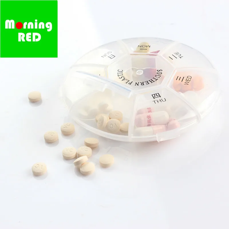 

Portable Medicine Cutting Device Free Pill Box One Week Pill Box Multilayer Grid Small Mini Medicine Box Super Affordable Set