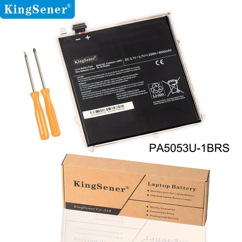 

KingSener New PA5053U PA5053U-1BRS Laptop Battery For Toshiba Excite 10 Series Tablet PC PA5053 battery 3.7V 25WH/6600mAh