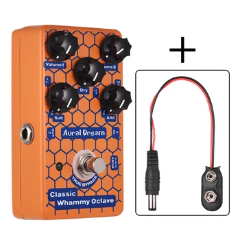 

Classic Octave Guitar Effect Pedal Octave Guitar Pedal Aluminum Alloy Shell True Bypass Guitar Parts & Accessories