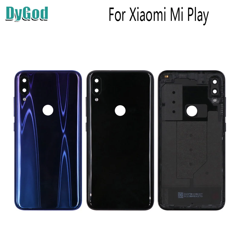 100% новый чехол для задней крышки аккумулятора Xiaomi Mi Play с кнопками регулировки