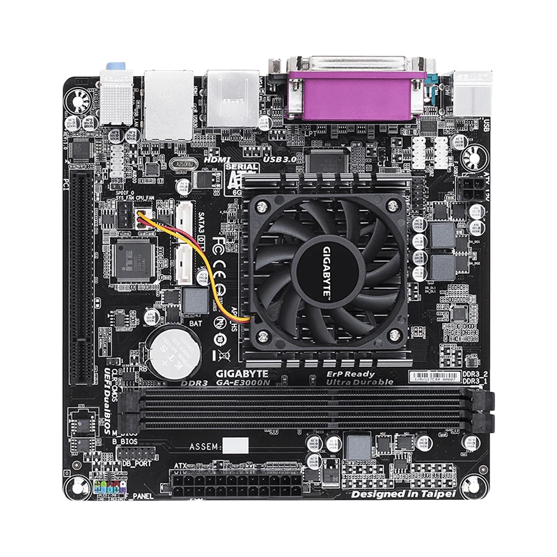 Материнская плата GIGABYTE AMD E2 3000 MITX GA E3000N|Материнские платы| |
